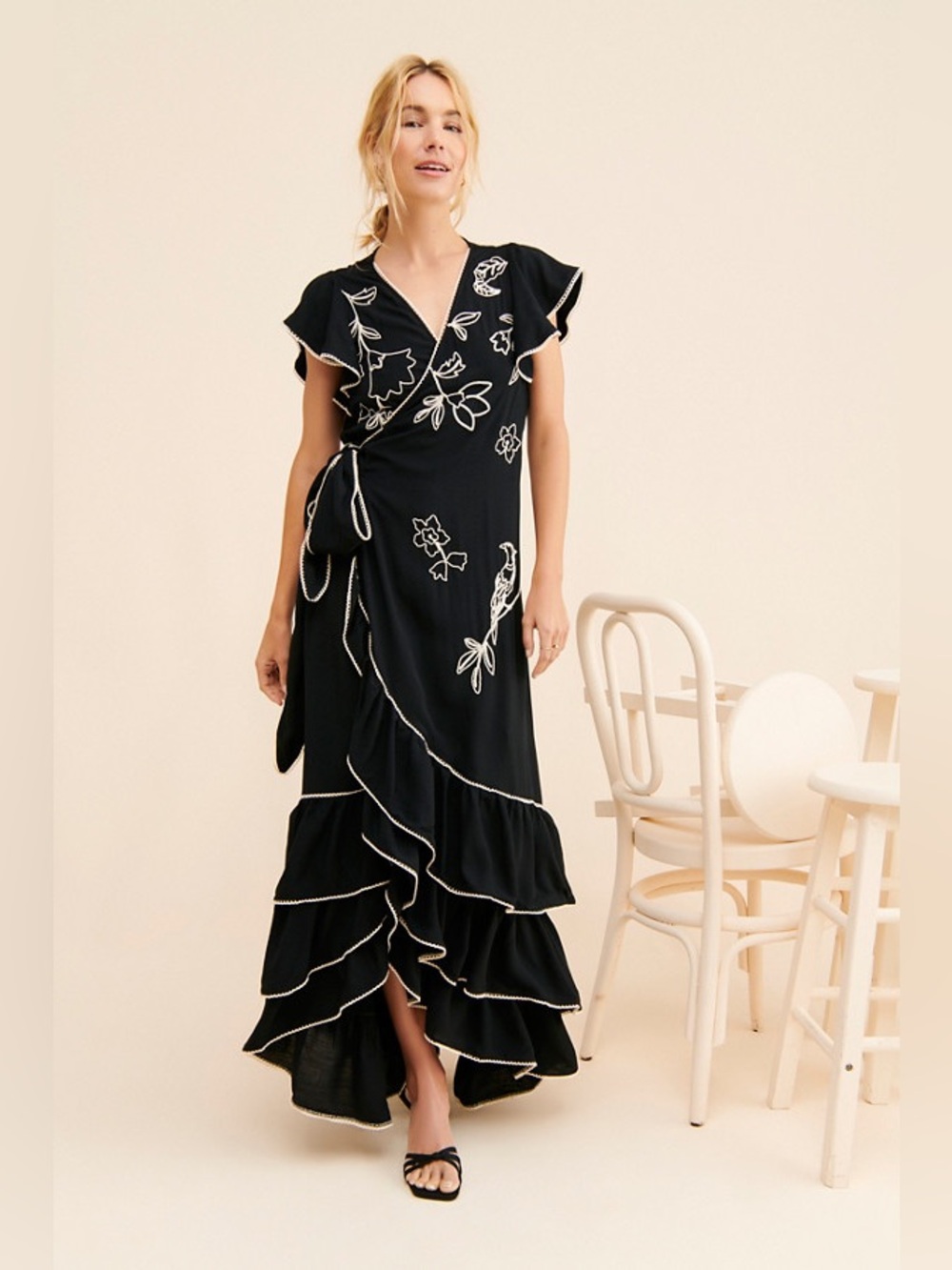 Especia Rowena Wrap Maxi Dress